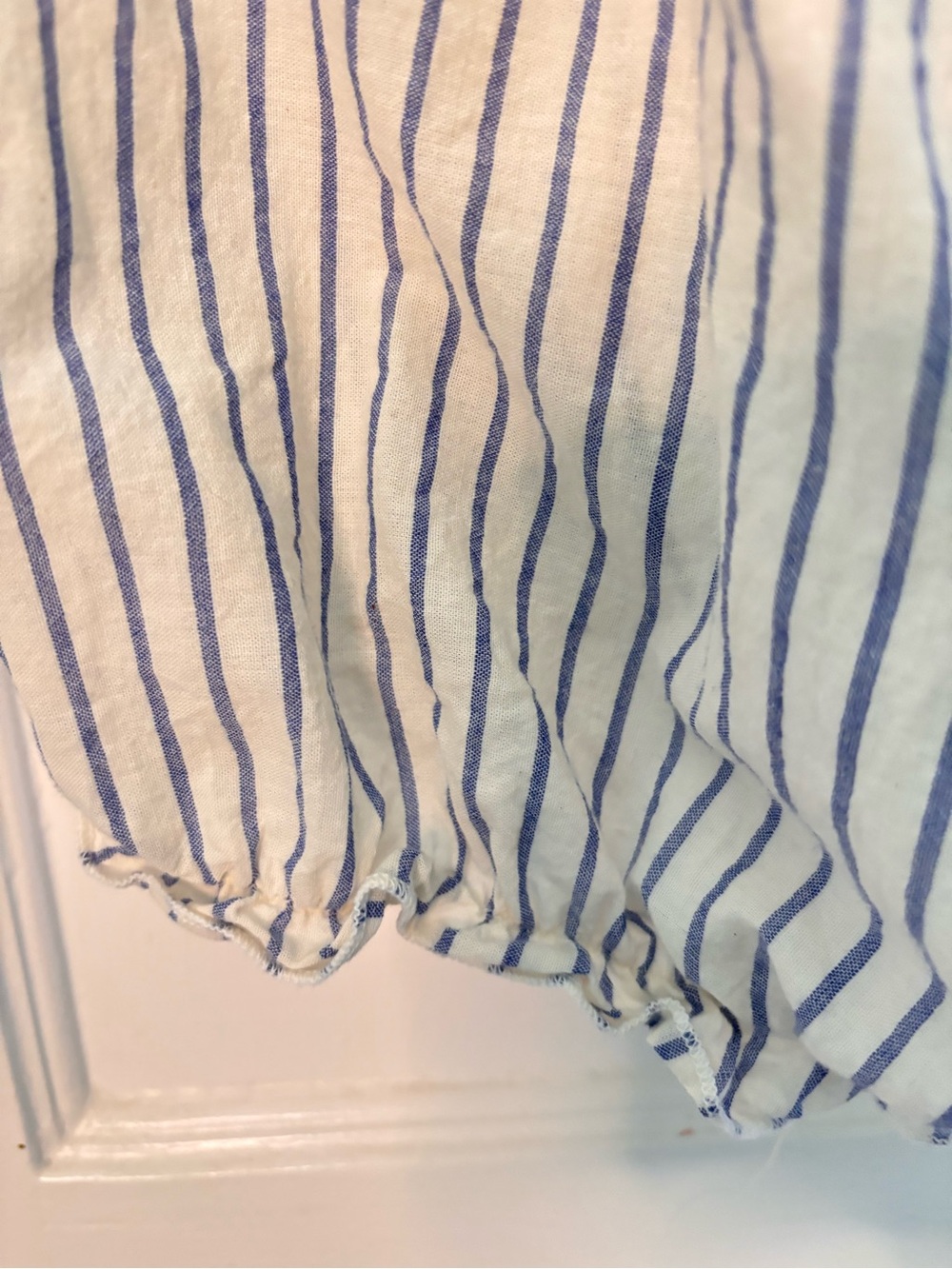 Brandy Melville Carly Striped Ruffle Tank Top OS Dollette - Picture 5 of 8